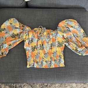 Abercrombie off the shoulder tank top